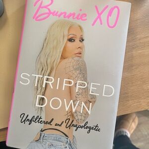 Bunnie XO "Stripped Down" Hardcover - Pink & White Cover